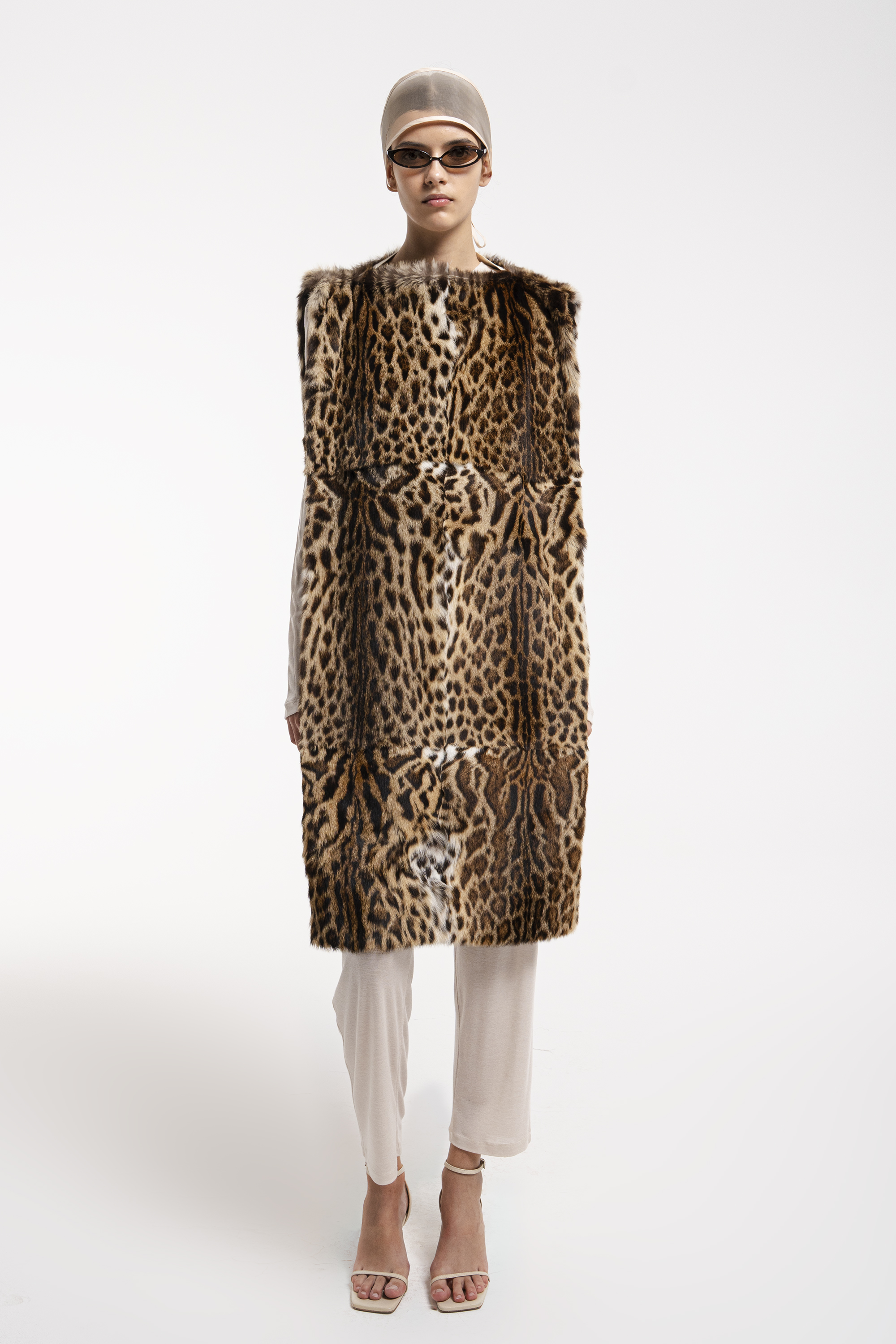 Ocelot fur vest