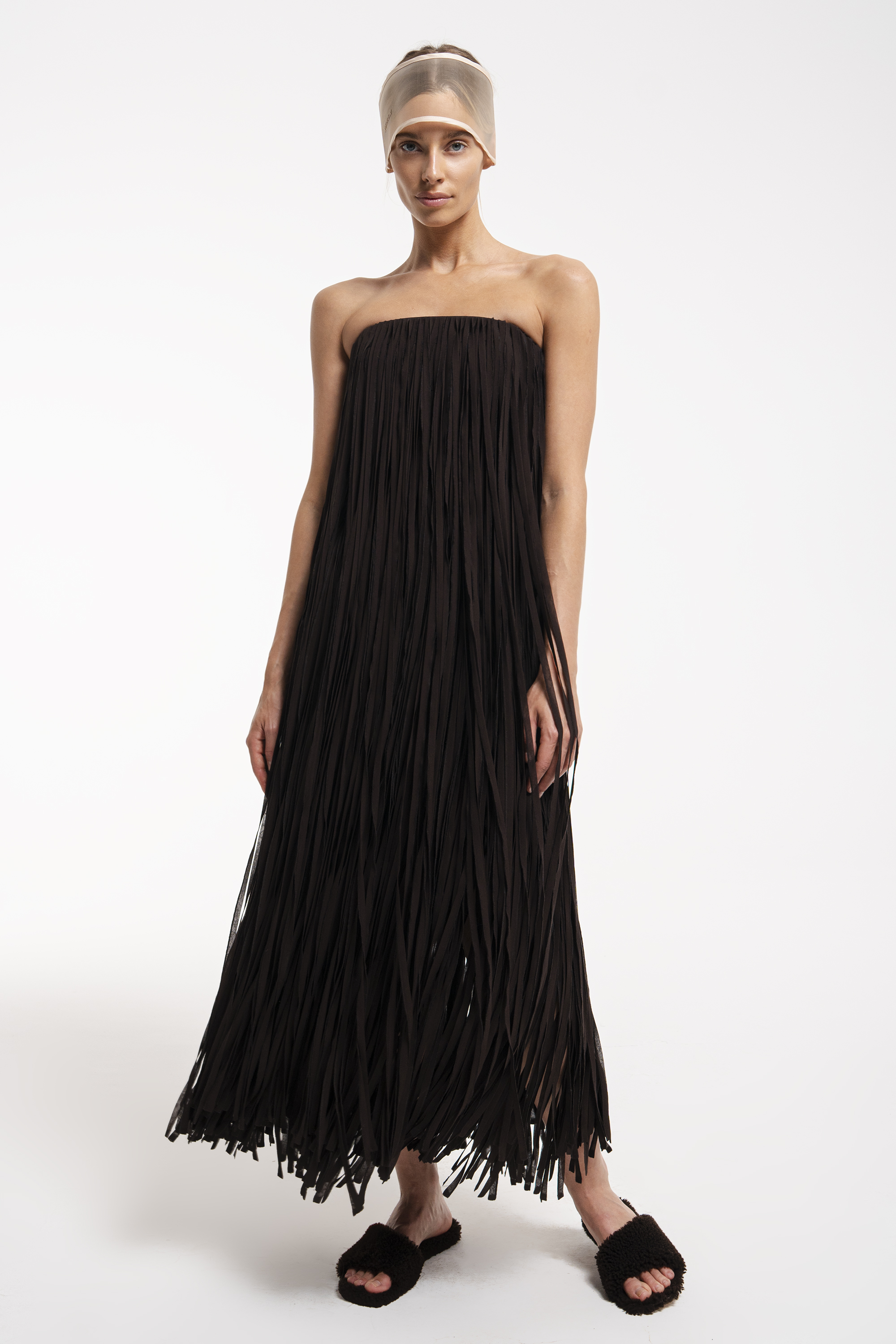 Fringed skirt